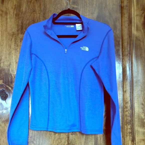 The North Face Tops - North Face Purple Zip Pullover